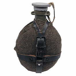 Polní láhev ČSSR s obalem - olivová