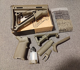 Pažbeni Magpul v barvě OD Green