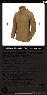 Airsoft set - Helikon tex coyote