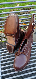 Vojenské hnědé kanady čsla  kožená poddrážka nenošené č 44