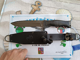 Koupím bojový nůž Cháron  43. výsadkového praporu Chrudim