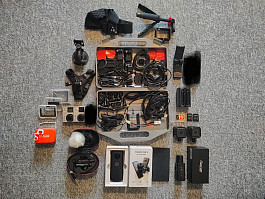 Akční kamery ve velkém setu