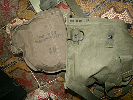 US ARMY sumka na masku M17 M9A1 plynová maska VIETNAM obal U.S.