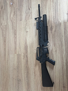 M16A3 s m203 od G&P s puvodnim USMC raženim NEHRANA