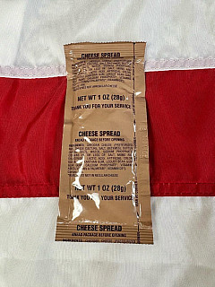 US Army doplňek z MRE - Cheese Spread/ sýr