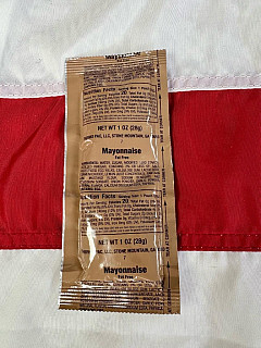 US Army doplňek z MRE - Mayonnaise/ Fat Free (28g)