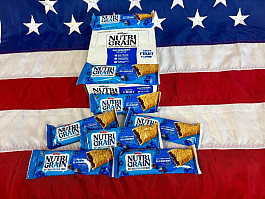 US Cereální tyčinka Nutri Grain - Blueberry/Borůvka - krabice 16 kusů