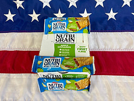 US Cereální tyčinka Nutri Grain - Apple Cinnamon krabice 16 kusů