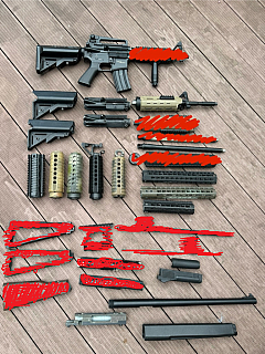 Úklid - díly na M4 a AK