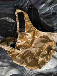 Zimní čepice originál Anglie DPM desert