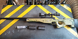 E&C L96 + optika + 2 zásobníky + plnička