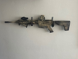 M4 Navy seal značky G&P, Krylon maskování