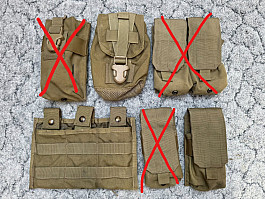 MBSS SFLCS MJK KHAKI MAGAZINE MAG UTILITY CANTEEN POUCH EAGLE INDUSTRIES