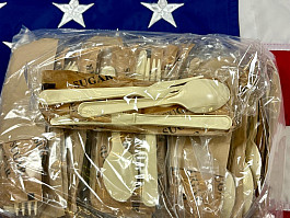 US Army doplňek z MRE - 25xkusů plastových jednotlivě balených příborů