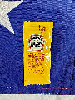 US Army doplňek z MRE - Heinz Yellow Mustard/ Hořčice po 20x kusech