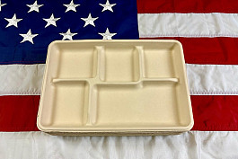 US Army doplňek z MRE - Tácky/podnos na jídlo 5dílný v balení 25x kusů