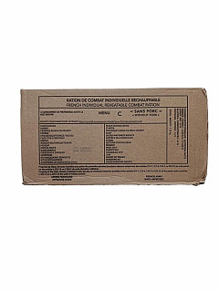 Francouzská vojenská potravinová dávka MRE 24h Menu C Kebab karbanátek