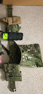 Bojový molle opasek