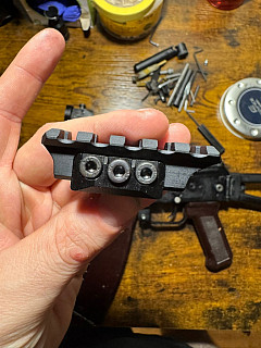 AKS74U montáž na red dot - STRELA