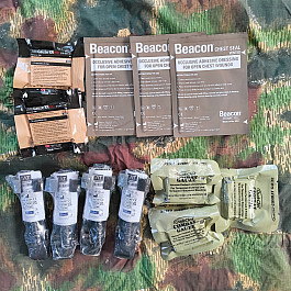 WTS: Zdravotnický materiál - CAT G7, hemostatické gázy, chest sealy