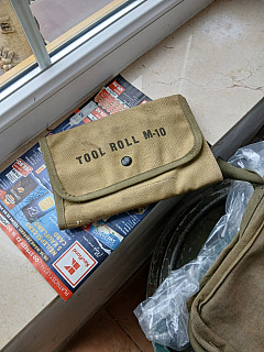 US ww2 pouzdro Tool roll M10