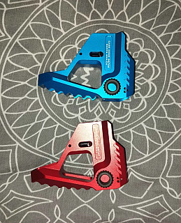 CNC patka pažby stylu SI pro M4 - Červená/Modrá