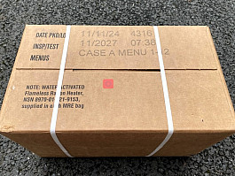 US Army MRE A-B (2027-2028), outdoor trvanlivé potraviny