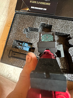 Vorsk hicapa s kolimátorem.