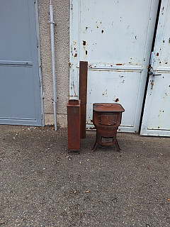 Kamna do stanu + lapač jisker