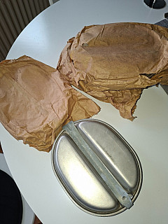 US ARMY pánvička WW2 Knapp Monarch CO 1945