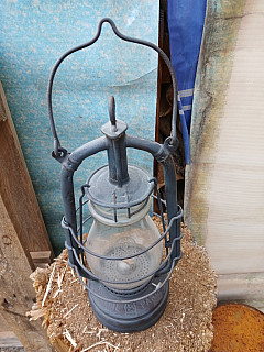 Německá petrolejová lampa