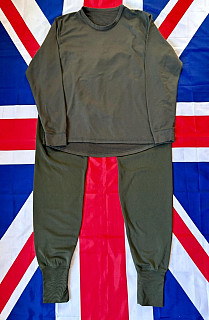 Funkční triko a spodky/Termo britské originál - Olive/Small Použité