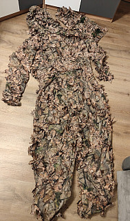 KMCS Ghillie hejkal + Balaclava - Woodland Floor * BB6