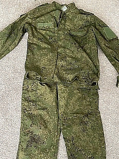 Ruská uniforma Cifra, replika