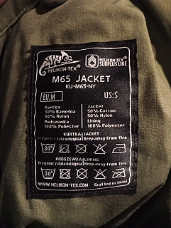 Prodám novou M 65 olivovou parku Helikon-Tex 