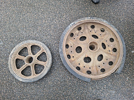 Kolo z nemecke a britske valecne techniky