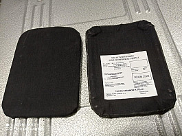 Balistické panely z ochranných vest ačr - boční