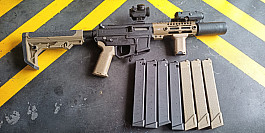 AR9 Prime + zásobníky + kolimátor + PEQ box