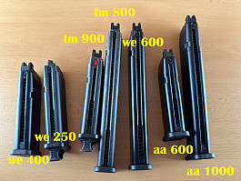 Zásobníky GBB Glock / aap