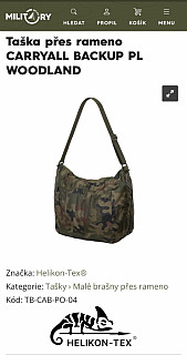 Helikon Carryall backup PL woodland