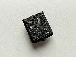 Originál prvorepublikový čepicový odznak - mužstvo lodička