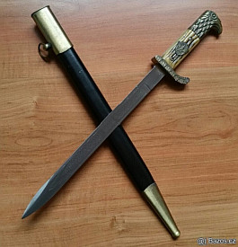 Německý vycházkový policejní bodák - pěkná replika