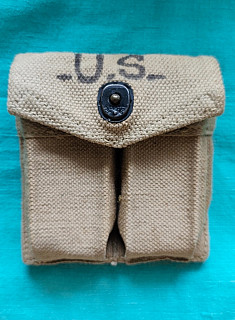 WW2 US sumka ke karabině M1 british made se zásobníky