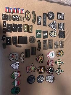 Nášivky komplet sbírka