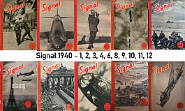 SHÁNÍM časopisy SIGNAL 1940, 1944, 1945