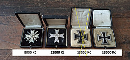 Záslužný kříž, železný kříž v etui.