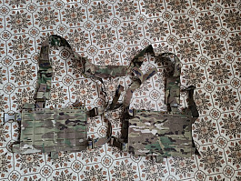 Dělený taktický Chest rig 34 Alpha - MC, Čajna