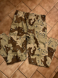 US kalhoty desert 6-ky, chocolate chip