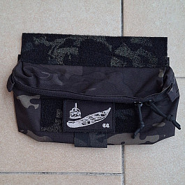 Mini Dangler"FC", roll 1 ifak Multicam Black