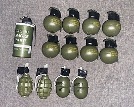 Imitující granáty Pyrosoft, Taggin